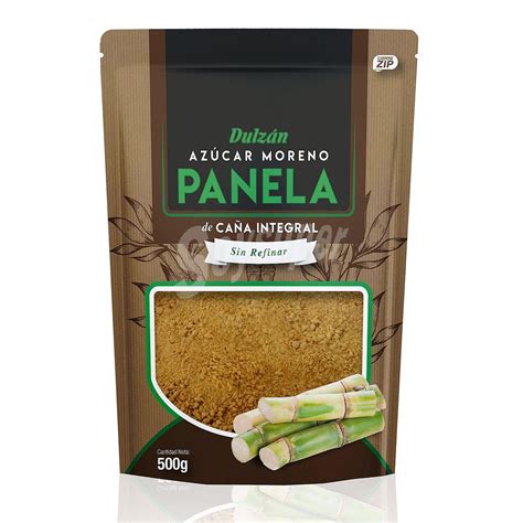 Panela Azúcar moreno panela de caña integral Dulzán sin gluten doy G