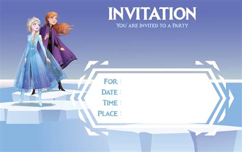 Frozen Birthday Invitations Editable 10 Free Pdf Printables Printablee