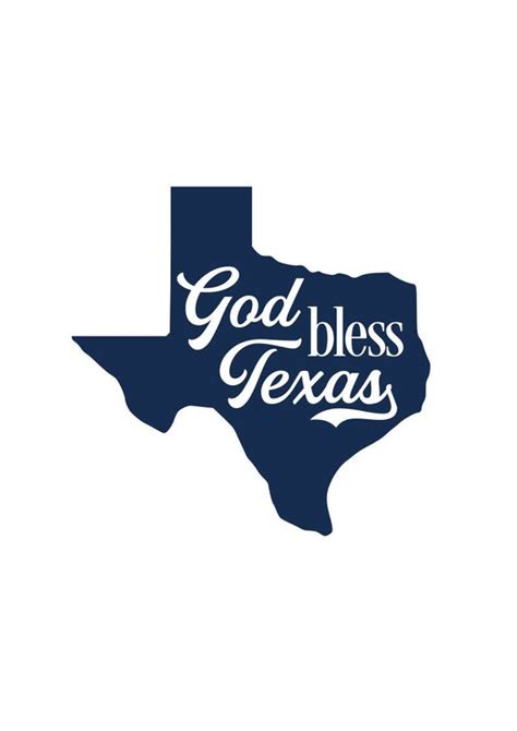 Texas SVG God Bless Texas SVG Digital Download Cricut - Etsy