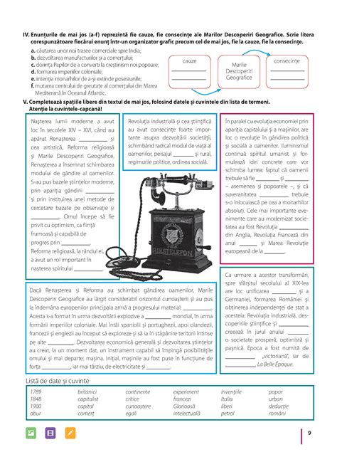 Istorie Pentru Clasa A VII A A845 Pdf Pag 9