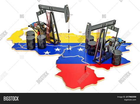 Venezuela Map Oil Image & Photo (Free Trial) | Bigstock