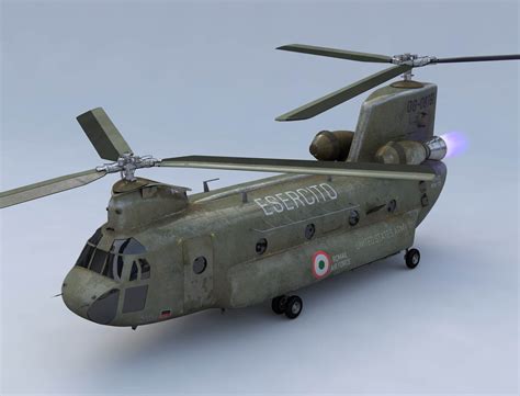 Boeing CH 47 Chinook - 3D Model by 3dstudio