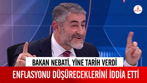 Bakan Nebati yine tarih verdi Enflasyonu düşüreceklerini iddia etti