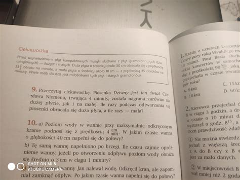 Poproszę o pomoc z zadaniem 9 i 10 a b matematyka klasa 6 podręcznik