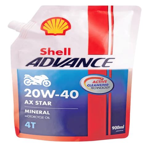 Shell Advance AXStar 20W 40 Mineral Engine Oil