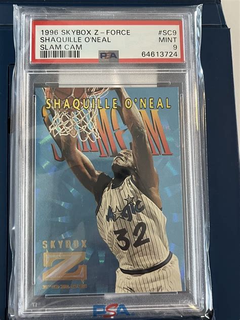 Skybox Z Force Slam Cam Insert Shaquille O Neal Sc Psa Ebay