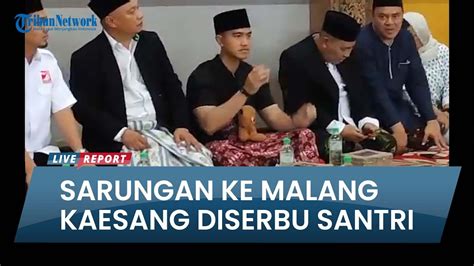 Kaesang Digeruduk Santri Saat Tantang Baca Al Quran Di Bululawang