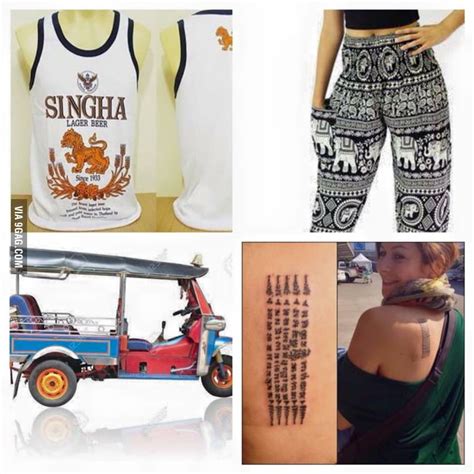 The I M A Tourist In Thailand Starter Pack 9GAG