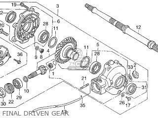 Honda Trx Fourtrax T Usa Parts List Partsmanual Partsfiche