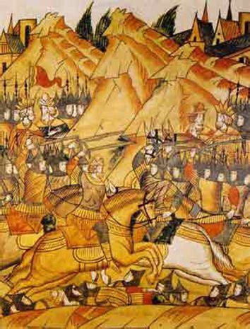 Лицевой летописный свод Ивана Грозного, Царь-книга. 1568-1576. | Битва ...