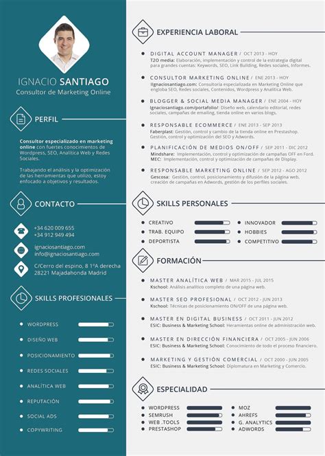 Plantillas Para Tener Un Cv Profesional Y Creativo