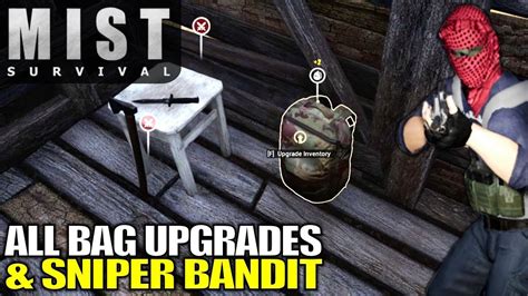 ALL BAG UPGRADES SNIPER BANDIT Mist Survival Let S Play Gameplay