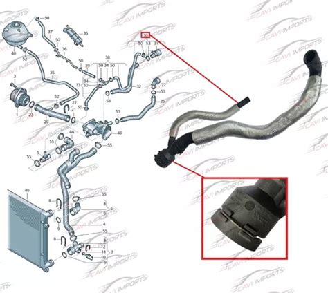 Mangueira Ar Quente Vw Jetta Tsi Passat Tiguan Audi A T