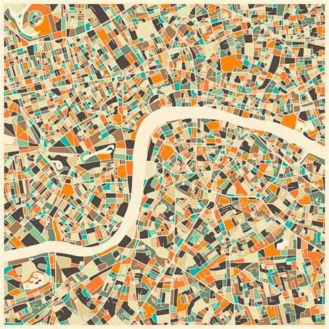 London Map Digital Art By Jazzberry Blue