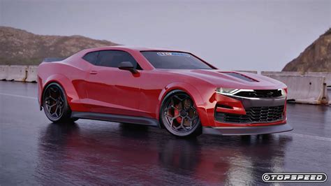 Exclusive Rendering Dreaming Up The Track Focused 2025 Chevy Camaro Z28