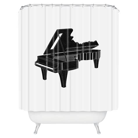 Deny Designs Music Is The Key Shower Curtain Single Hooks Wayfair