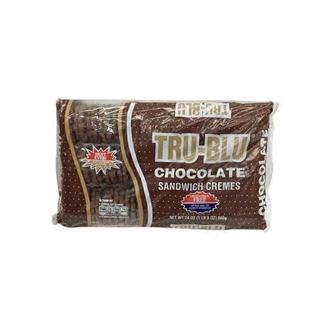 Tru Blu Chocolate Sandwich Creme Cookies 24 Oz Instacart