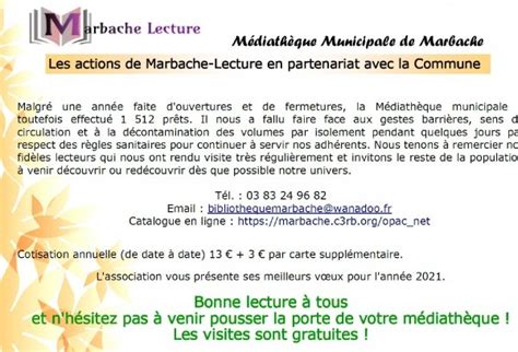 Mediatheque Marbache Lecture Mairie De Marbache