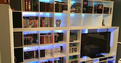 Backlit My Bookcases Album On Imgur