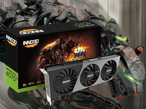 INNO 3Dから2スロット仕様トリプルファン搭載GeForce RTX 4070 Ti搭載グラフィックスカードINNO3D GEFORCE