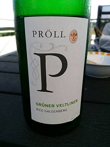 Pr Ll Ried Galgenberg Gr Ner Veltliner Vivino Us