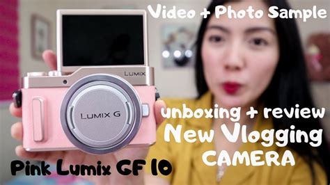 Pink Selfie Vlogging Camera Unboxing My Panasonic Lumix Gf10 Youtube