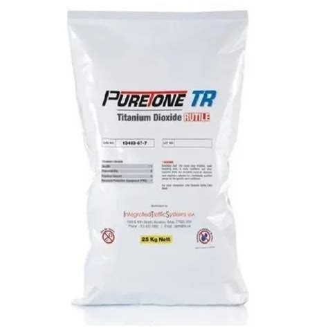 Puretone Tr Titanium Dioxide Rutile Sack Kg At Rs Kg In Mumbai