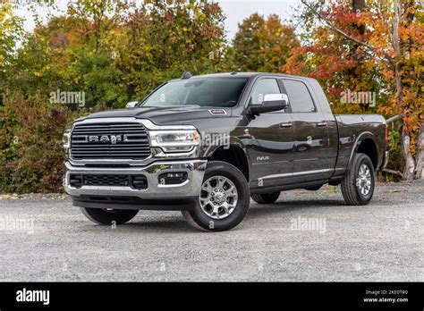 The 5th Generation Ram Laramie Mega Cab With Ram Box Parked On The