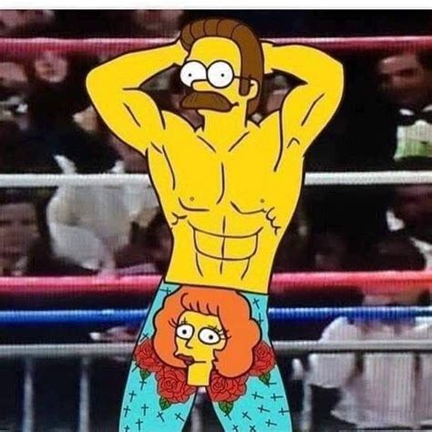 Ravishing Ned Flanders Simpsons Art Ned Flanders The Simpsons