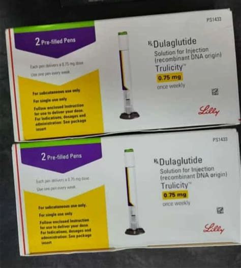 Trulicity Dulaglutide Weight Loss Pen 0 75mg At Rs 2000 Box In Vyara