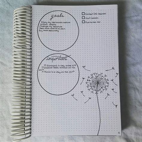 Minimalist Bujo Spreads Piccadilly
