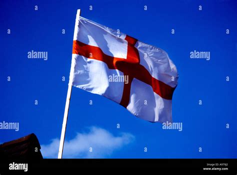 St Georges Flag England Stock Photo - Alamy