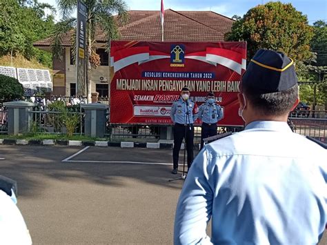 Imigrasi Depok Laksanakan Giat Apel Pagi Di Awal Tahun Kantor