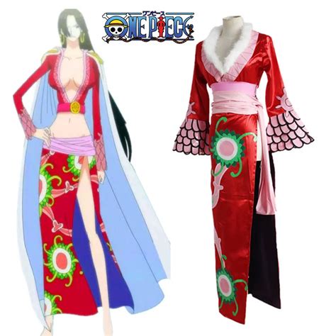 Buy Anime One Piece Cosplay Costume Boa Hancock Kimono