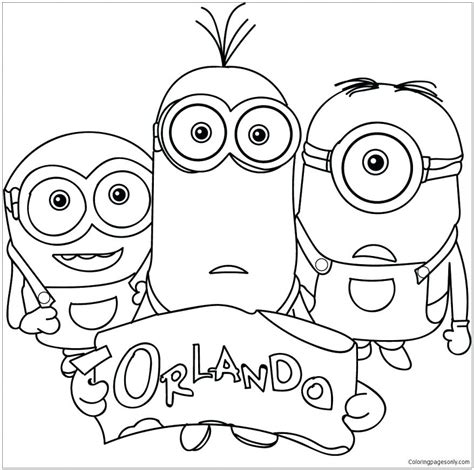 Minion Valentine Pages Coloring Pages