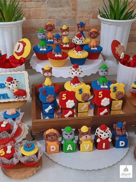 Mesa De Doce Patrulha Canina - Mesa de doces Patrulha Canina | Doces personalizados patrulha canina ...