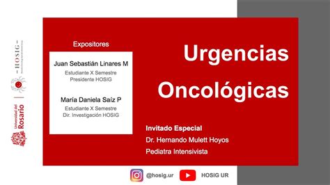 Urgencias Oncol Gicas Parte Youtube