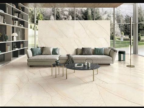 Polished Vitrified Kajaria Living Room Tiles Size 2x4 Feet 600x1200