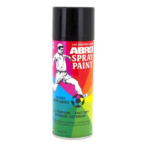 Abro Spray Paint All Purpose Interior Exterior Black Jarir Bookstore Ksa