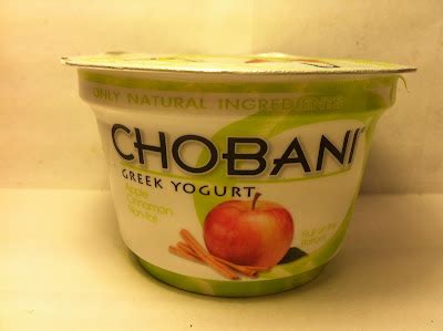 Crazy Food Dude Review Chobani Apple Cinnamon Greek Yogurt