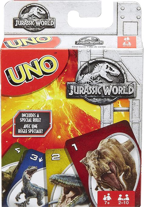 Mattel Games Juego De Cartas UNO Jurassic World Mattel FLK66 Amazon