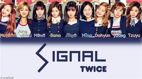 TWICE 트와이스 SIGNAL HAN ROM ENG Color Coded Lyrics YouTube