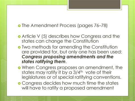 Ch33 The Amendment Process Ppt Download