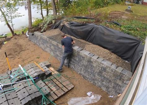 Building A Block Retaining Wall Rogue Engineer