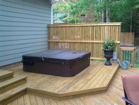 Backyard Hot Tub Privacy Ideas