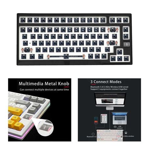 Jual Hot Swap Mechanical Keyboard Diy Kit Programmable Macros Modular