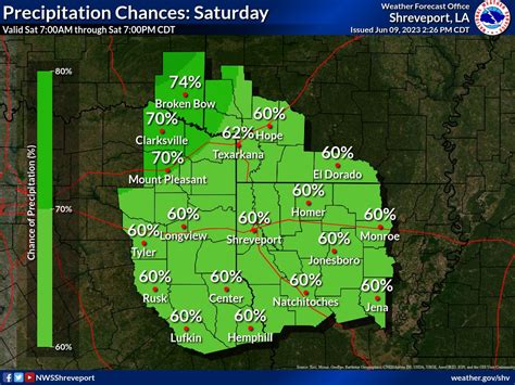 NWS Shreveport On Twitter Thunderstorms Will Become Likely Across