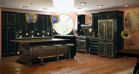 Create A Steampunk Kitchen Victorian Elegance Meets Industrial Style