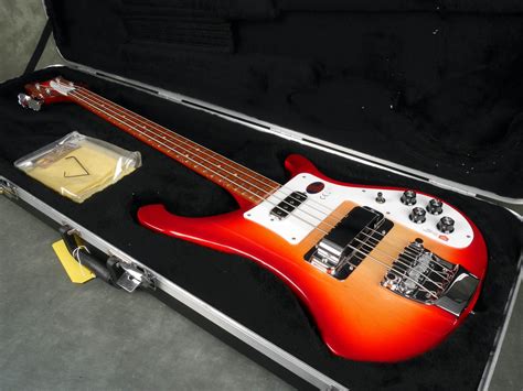 Rickenbacker 4003s Bass Guitar Fireglo Whard Case 2nd Hand Rich