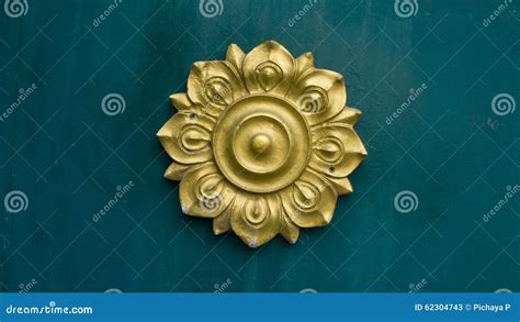 Lotus Logo Of Flower Thai Style Classic Stock Image Image Of Jewelry